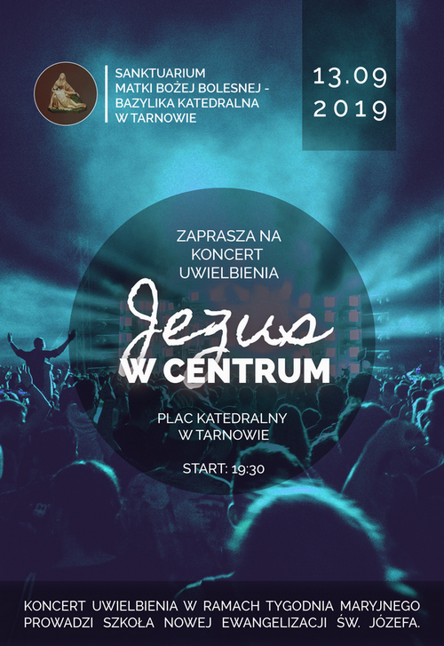 JEZUS W CENTRUM 2019 plakt