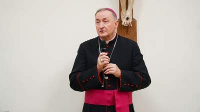 Życzenia i spotkanie świąteczne biskupa tarnowskiego Andrzeja Jeża z osobami konsekrowanymi