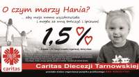 Przekazując 1,5% Twojego podatku na konto Caritas Diecezji Tarnowskiej pomagasz najbardziej potrzebującym.