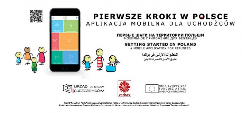 Caritas uruchomiła aplikację mobilną dla uchodźców w Polsce