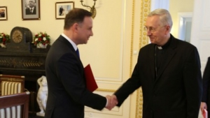 Przewodniczący KEP zaprosił Prezydenta na Jubileusz 1050-lecia Chrztu Polski