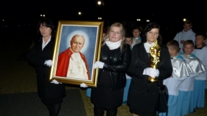 Święty Jan Paweł II przybył do Pani Fatimskiej